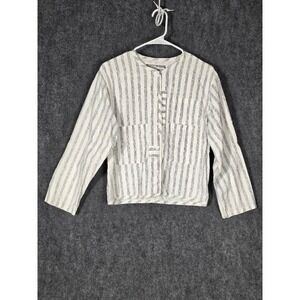 VTG Union Bay 1985 Expedition Striped Button Up Long Sleeve Shirt Sz S Woven